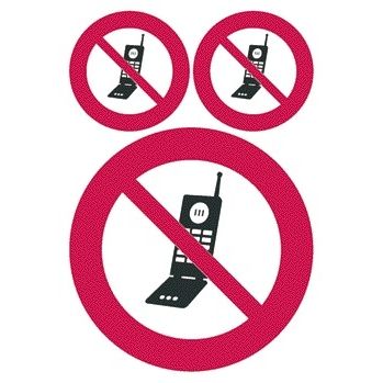 HERMA - Etiqueta 5784 Teléfono móvil prohibido 1 pieza