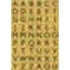 HERMA - Etiket 4145 13x12mm letters A-Z zwart op goud | 10 stuks