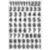HERMA - Label 4159 10mm numbers 0-9 black