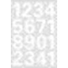 HERMA - Etiqueta 4170 25mm números 0-9 blanco