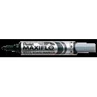 Pentel - Pennarello per lavagna bianca MWL5M Maxiflo rotondo 3 mm nero