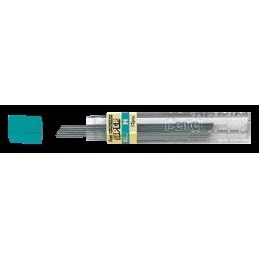 Pentel - Mina para lápiz H 0,7 mm negro tubo de 12 piezas