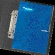 Quantore - Striscia portaoggetti Djois striscia portadocumenti 125mm 2 anelli trasparente 50 pezzi