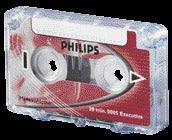 Philips - Cassette dicteer lfh 0005 2x15min met clip