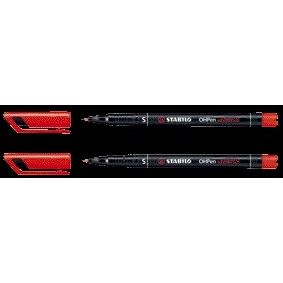 STABILO - Felt-tip pen OHpen 841/40 permanent round superfine red