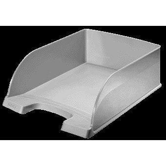 Leitz - Corbeille à courrier Plus A4 gris