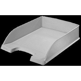 Leitz - Corbeille à courrier Plus standard A4 gris