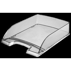 Leitz - Letter Tray Plus A4 transparent smoked glass | 5 pieces