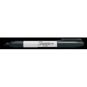 Sharpie - Pennarello rotondo fine nero | 12 pezzi