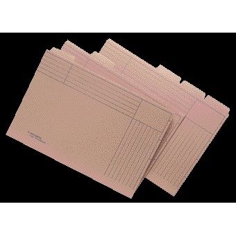 Jalema - Binnenmap djois met tabs folio beige | 50 stuks