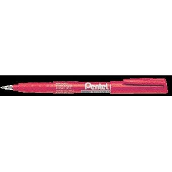 Pentel - Fineliner NMF50 fin rouge | 12 pièces