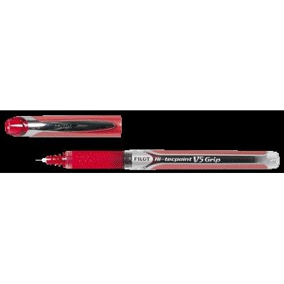 Pilot - Tintenroller Hi-Tecpoint V5 Grip fein rot | 12 Stück