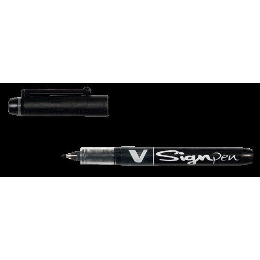 Pilot - Fineliner V Signpen fine black | 12 pieces