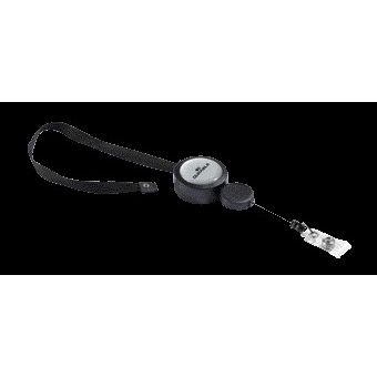 Quantore - Cordon textile 8229 avec mécanisme à enrouleur 900mm noir