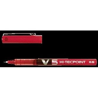 Pilot - Rollerpen Hi-Tecpoint V5 fijn rood | 12 stuks