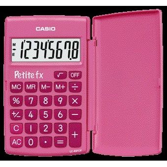 Casio - Rekenmachine basisschool roze
