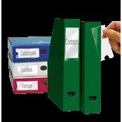 Quantore - Label holder Djois 35x75mm self-adhesive transparent 12 pieces