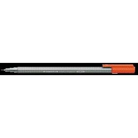 Staedtler - Fineliner Triplus 334 rouge 0,3mm | 10 pièces