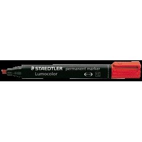 Staedtler - Pennarello Lumocolor 350 permanente diagonale rosso
