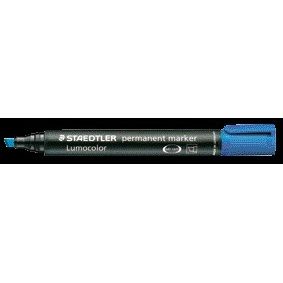 Staedtler - Felt-tip pen Lumocolor 350 permanent diagonal blue | 10 pieces