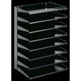 V-part - Rack de tri 8 pièces noir