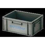 Vepa Bins - Contenitore per la raccolta della carta in plastica 40x30x17,5 cm grigio