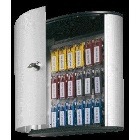 Durevole: armadietto portachiavi 18 ganci 302x280x118 mm