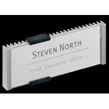 Durable - Door sign 149x52mm metal/silver