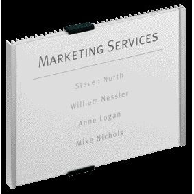 Durevole: targa per porta 210x149 mm