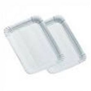 Vleeswarenschaal karton 12x19cm gevoerd 1000st