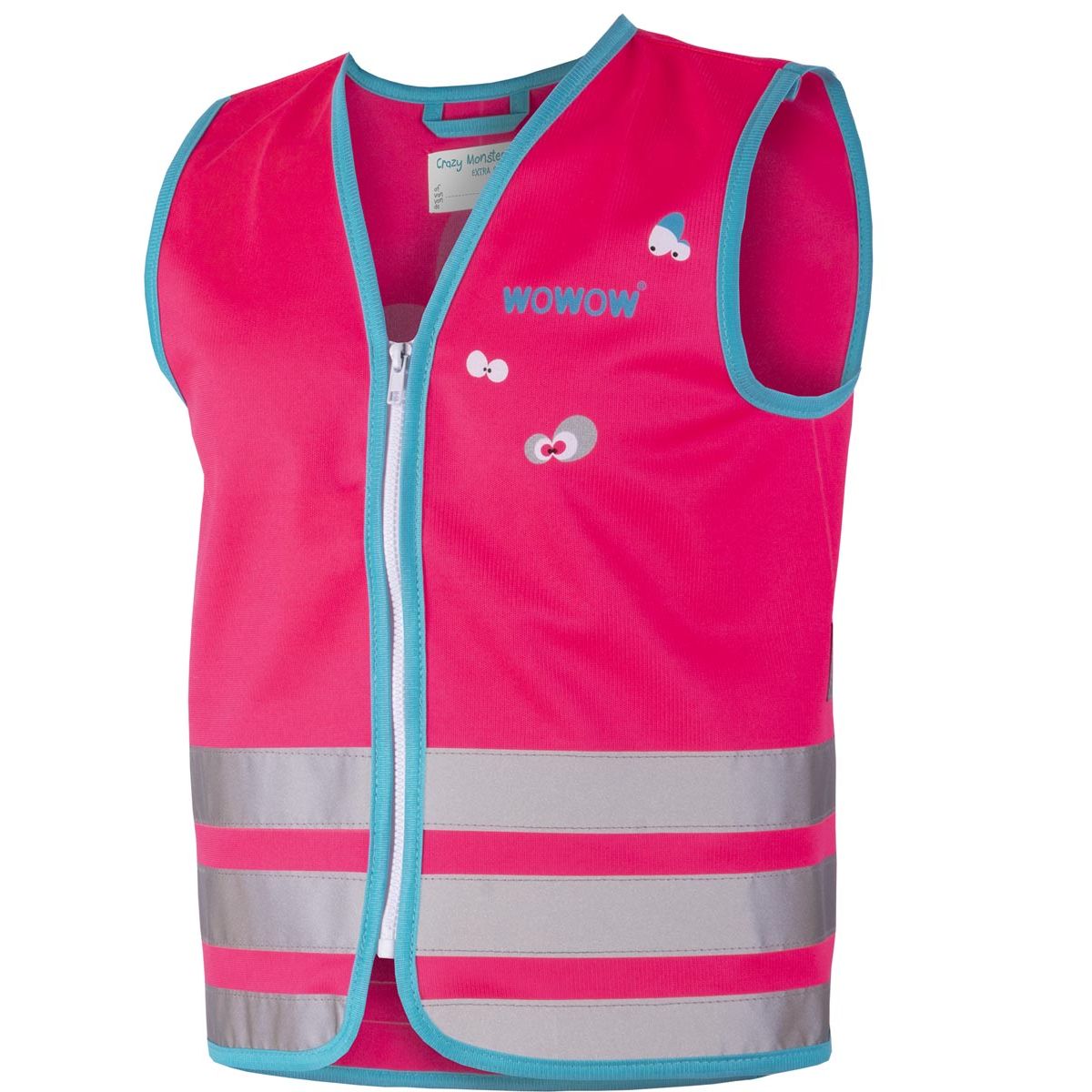 Wowow - Gilet fluorescente Crazy Jacket, rosa, L (bambino)