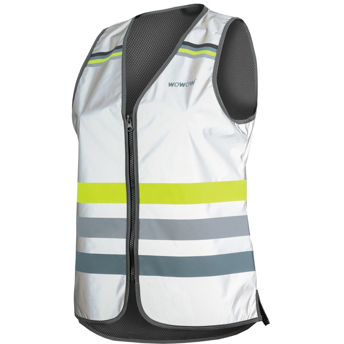 Wowow - Lucy Jacket FR fluoreszierende Weste, grau, S (Erwachsene)