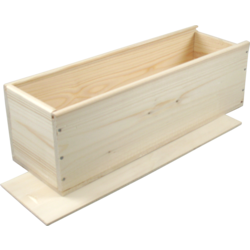 Klika - Caisse à vin Magnum pour 1 bouteille 360x115x105mm avec couvercle coulissant 5 pièces