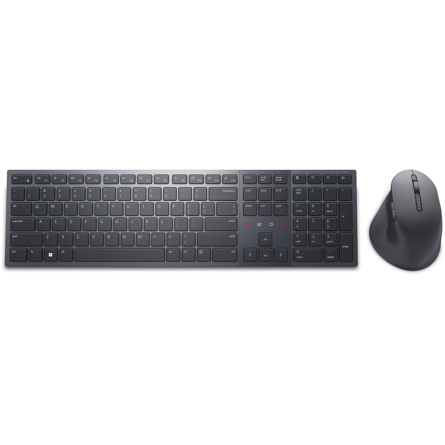 Dell - Pro samenwerkingstoetsenbord en muis KM900 VS internationaal (QWERTY)