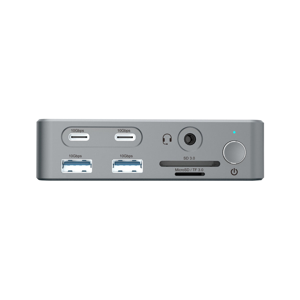CONCEPTRONIC - DONN25G laptop dock poortreplicator Bedraad USB 3.2 Gen 2 (3.1 Gen 2) Type-C Zilver