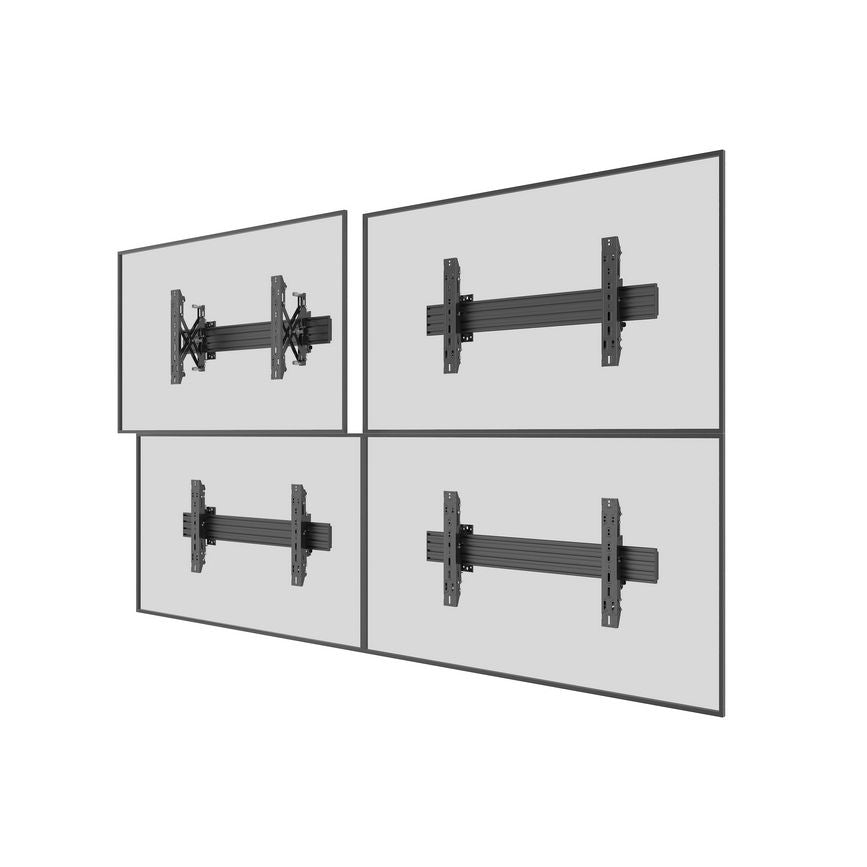 EQUIP - 650355 37“-65” Modulaire Push-In Pop-Out TV Muurbeugel