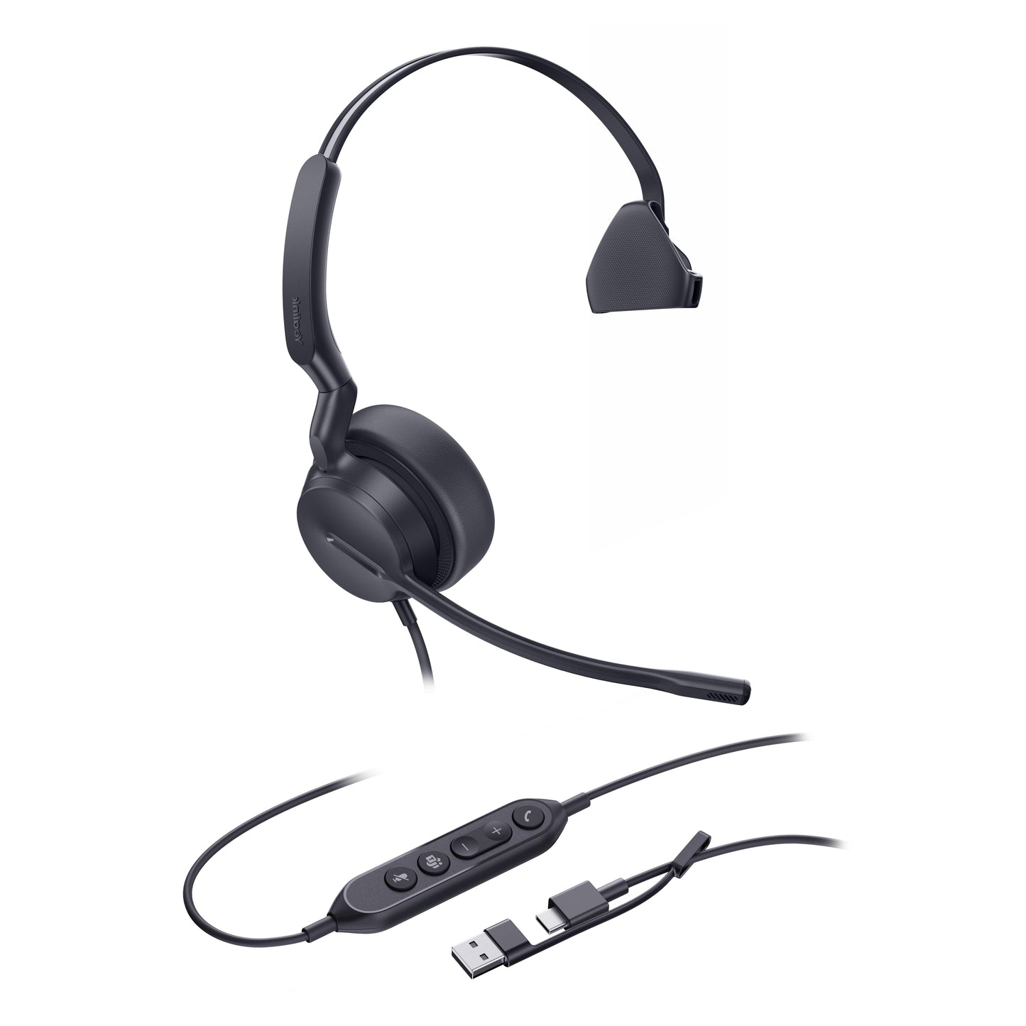YEALINK - Mono Teams-headset met USB-C/A-aansluiting