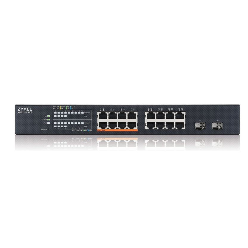 ZYXEL - XMG1915-18EP Managed L2 2.5G Ethernet (100/1000/2500) Power over Ethernet (PoE)