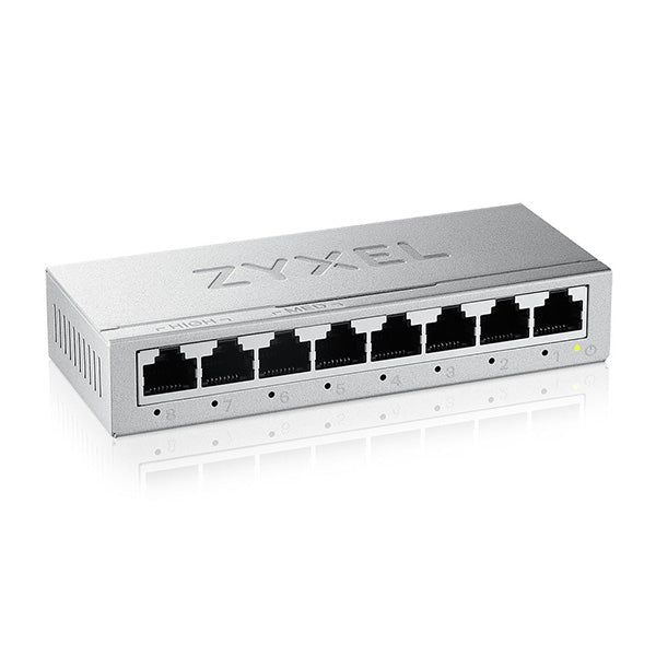 ZYXEL - GS-108BV5-EU0101F netwerk-switch Unmanaged L2 Gigabit Ethernet (10/100/1000)