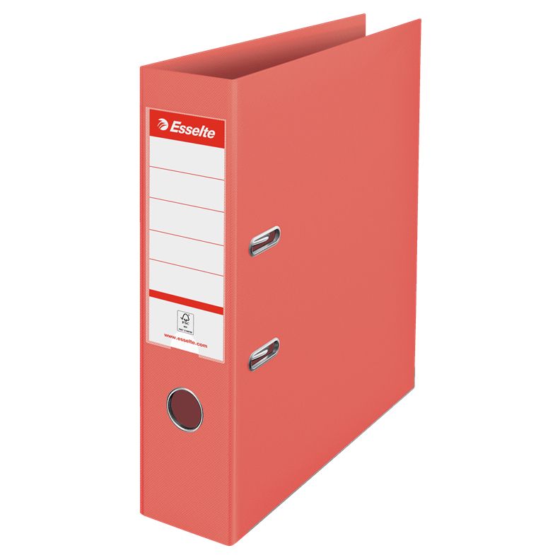 Esselte - carpeta Colour'Breeze, A4, PP, lomo de 7,5 cm, coral