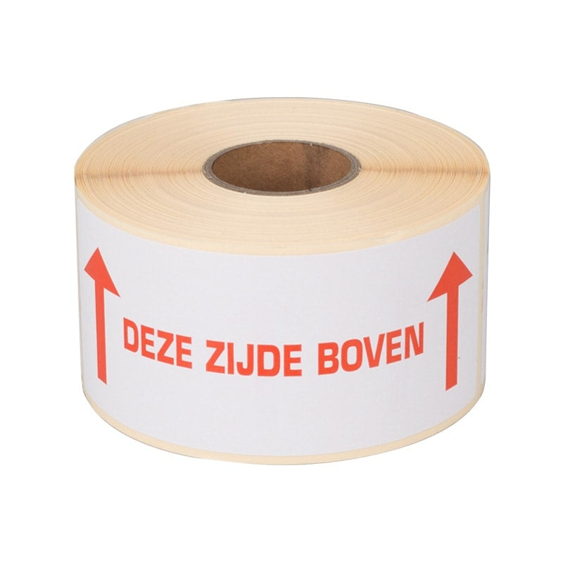 Klika - Labels this side above 60 x 150 mm 500 pieces per roll