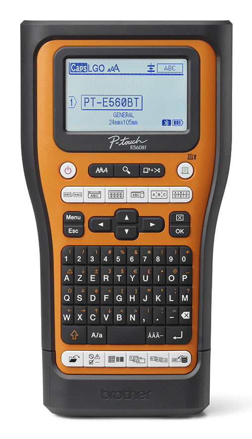 Brother - lettering system PT-E560BT with carrying case, 2 es, adapter and battery