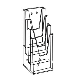Klika - Bandeja carpeta 4 compartimentos 1/3 A4 colgante