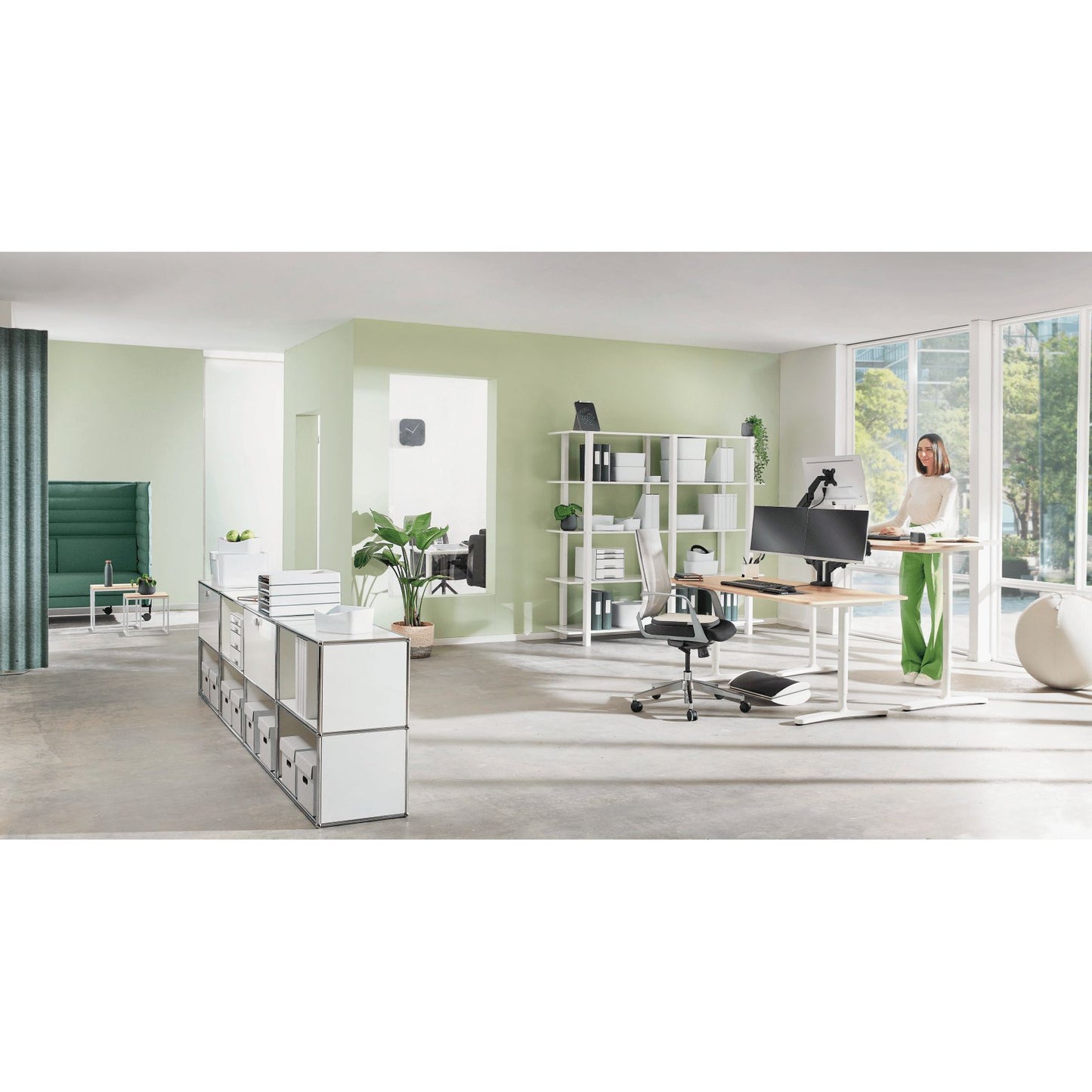 Leitz - 65400089 stoelkussen Donkergrijs
