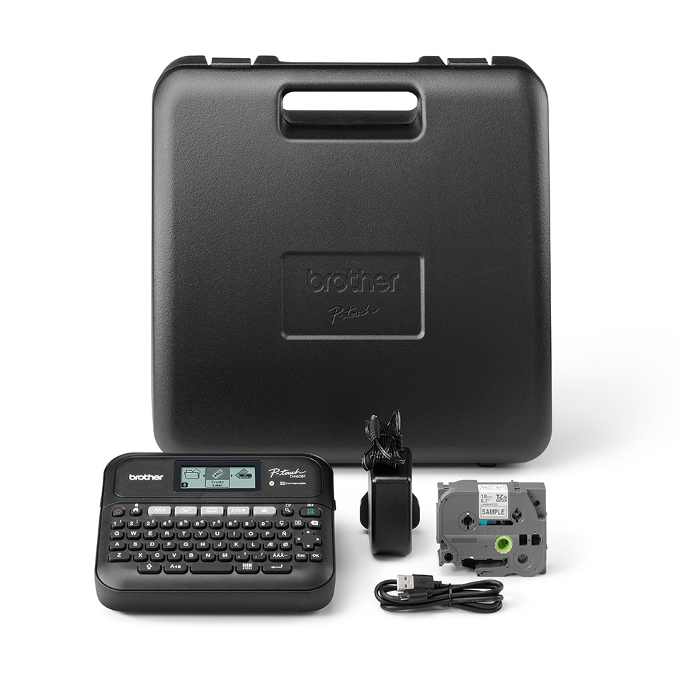 Brother - PT-D460BTVP labelprinter Thermo transfer 180 x 180 DPI 30 mm/sec Bedraad en draadloos TZe Bluetooth QWERTY