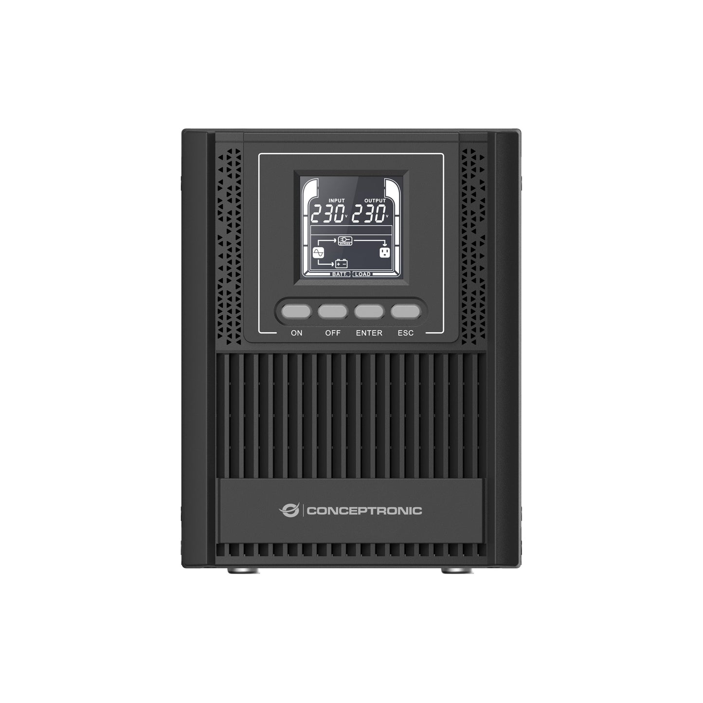 CONCEPTRONIC - ZEUS52ES1K UPS Dubbele conversie (online) 1 kVA 900 W 3 AC-uitgang(en)