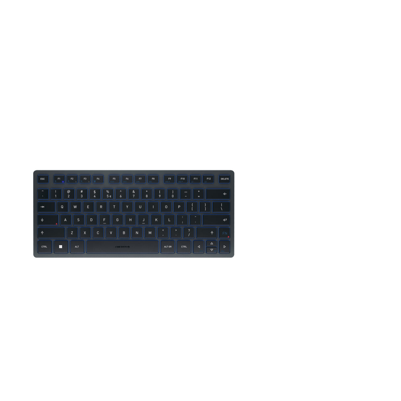 CHERRY - KW 7100 MINI BT toetsenbord Universeel Bluetooth QWERTY US International Blauw