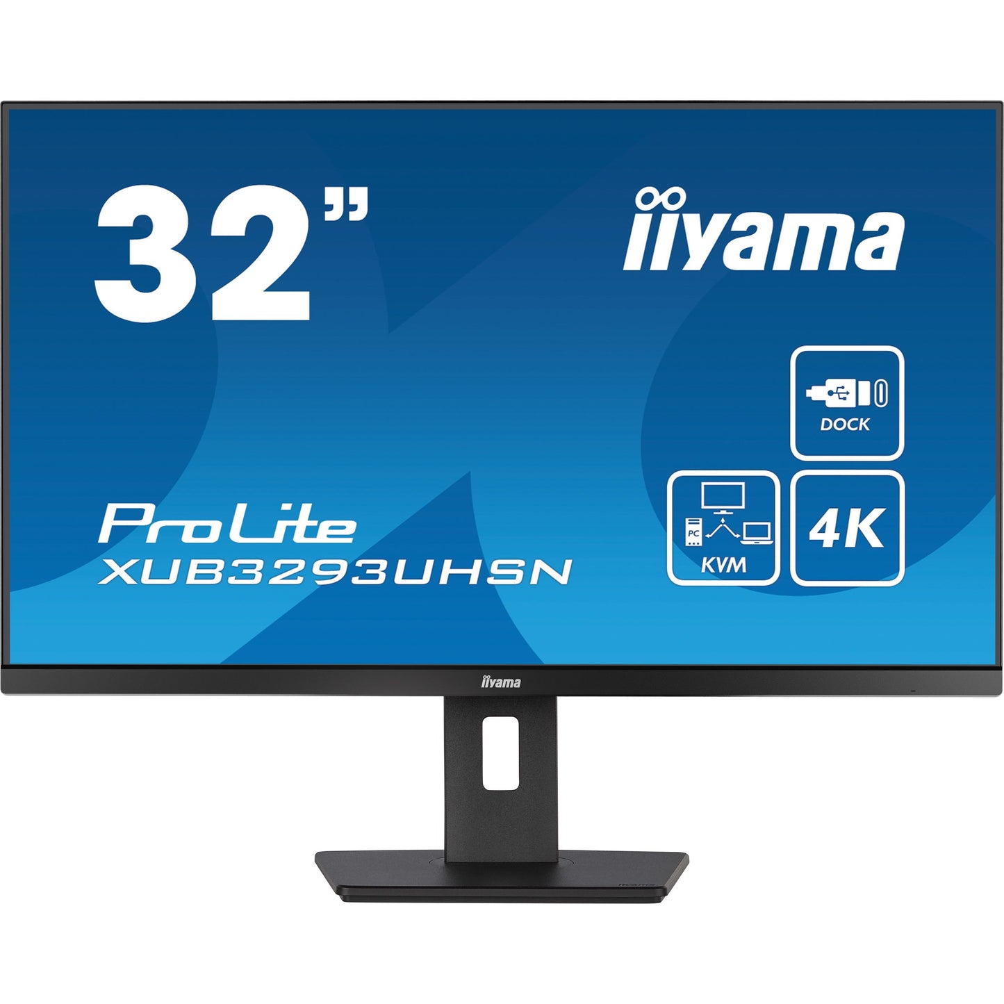 IIYAMA - ProLite XUB3293UHSN-B5 computer monitor 80 cm (31.5) 3840 x 2160 Pixels 4K Ultra HD LCD Zwart