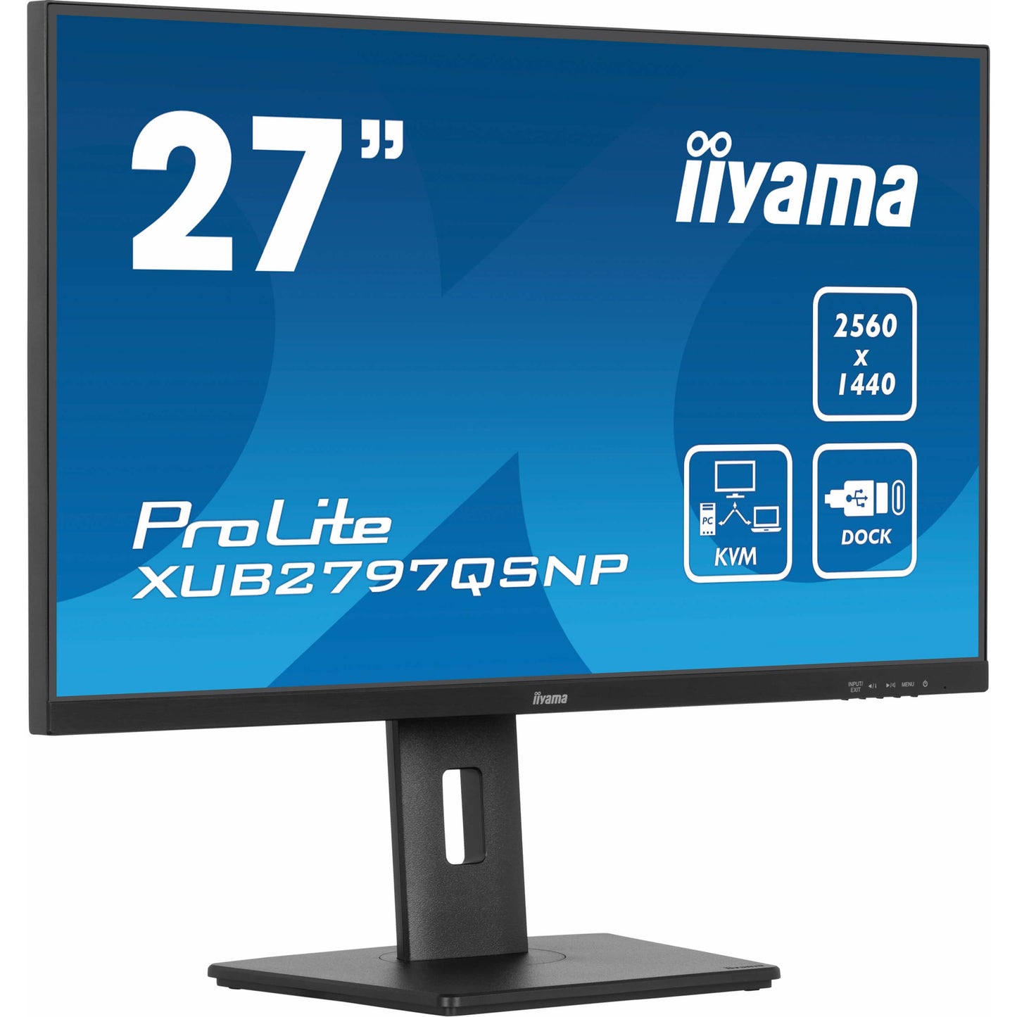IIYAMA - ProLite XUB2797QSNP-B1 computer monitor 68,6 cm (27) 2560 x 1440 Pixels Quad HD LED Zwart