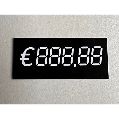 Klika - Digitaal kaartje 60x25 mm €888.88 10st